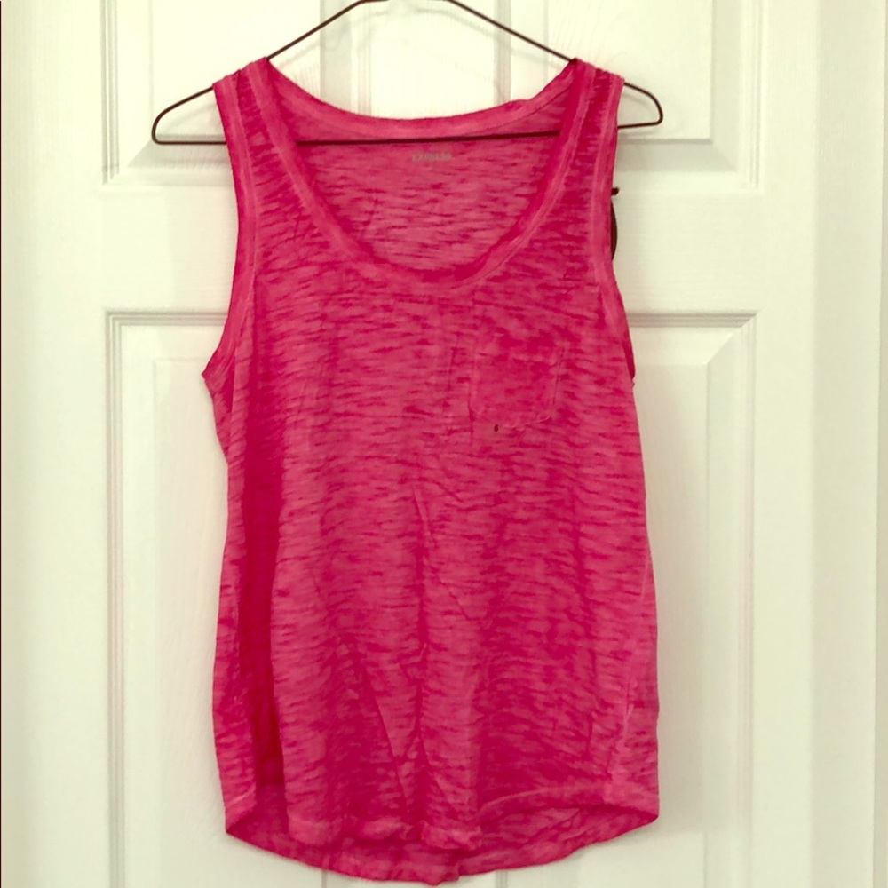 Express pink tank top